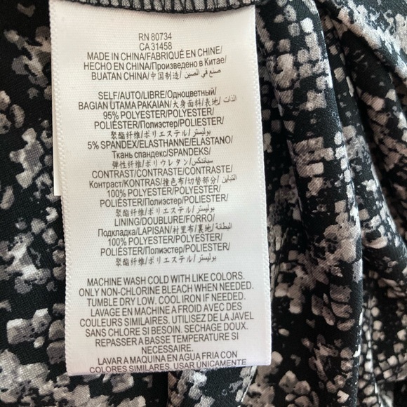 BCBG dress with faux leather top & high-low layer - Picture 6 of 8